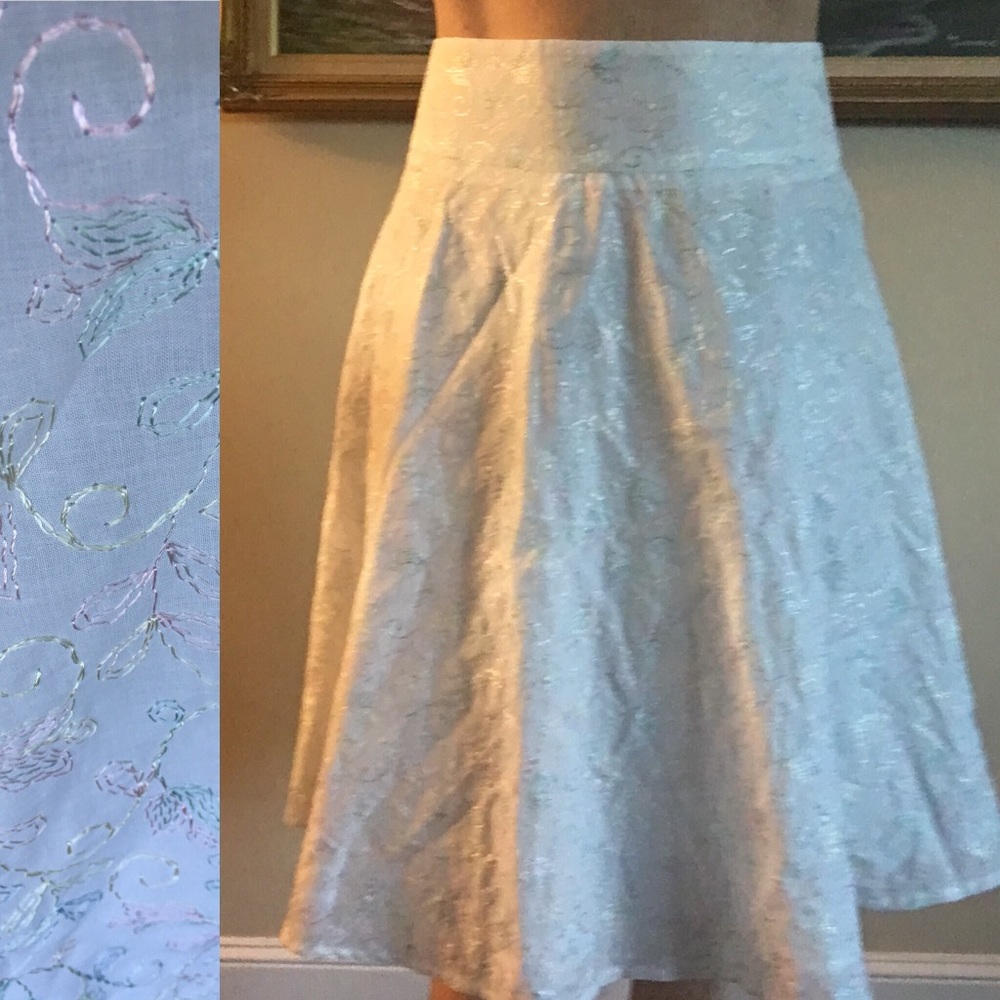 Bentley A Embroidered Skirt
